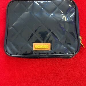 Joy & Iman Blue Quilted Cosmetic Bag